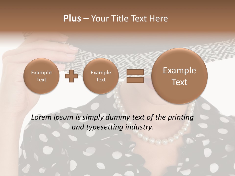 Jewelry Woman Lips PowerPoint Template