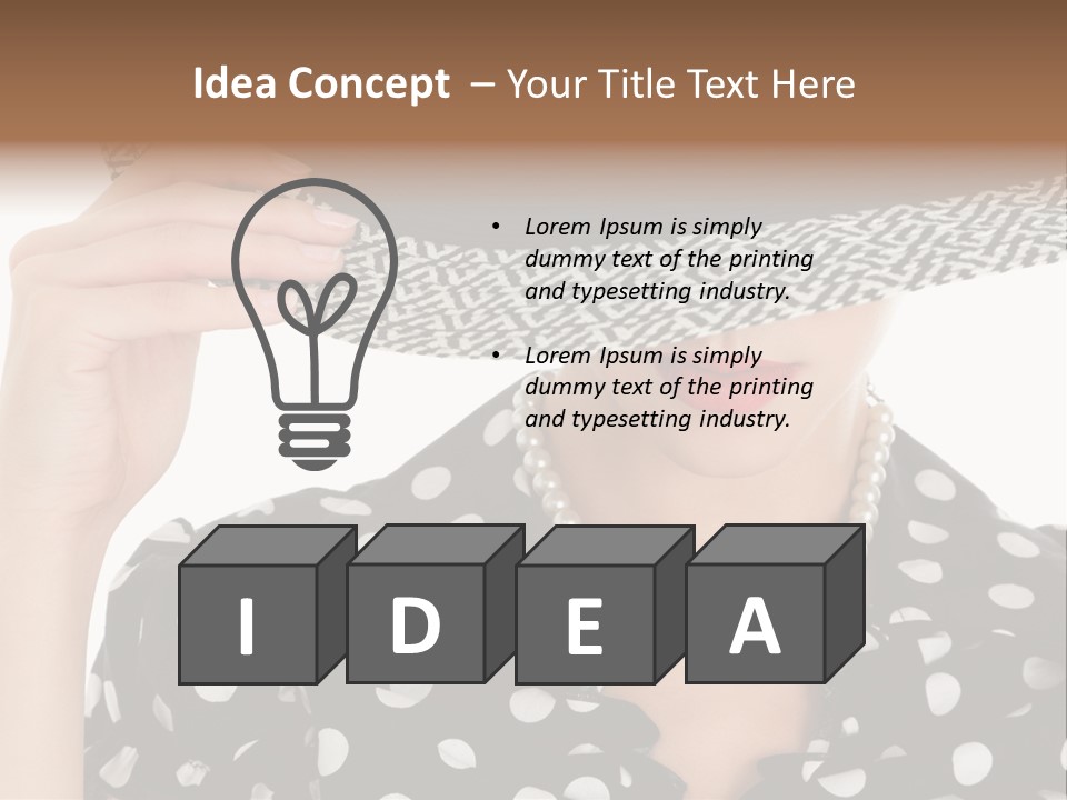 Jewelry Woman Lips PowerPoint Template