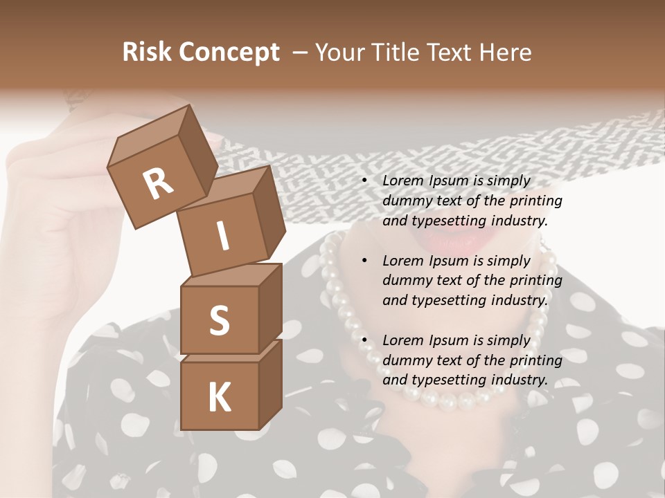 Jewelry Woman Lips PowerPoint Template