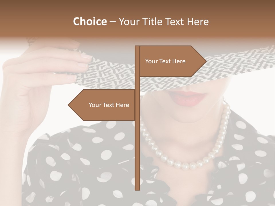 Jewelry Woman Lips PowerPoint Template