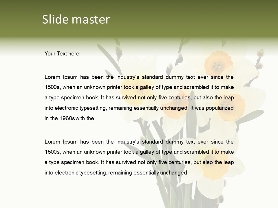 Grass Natural Spring PowerPoint Template