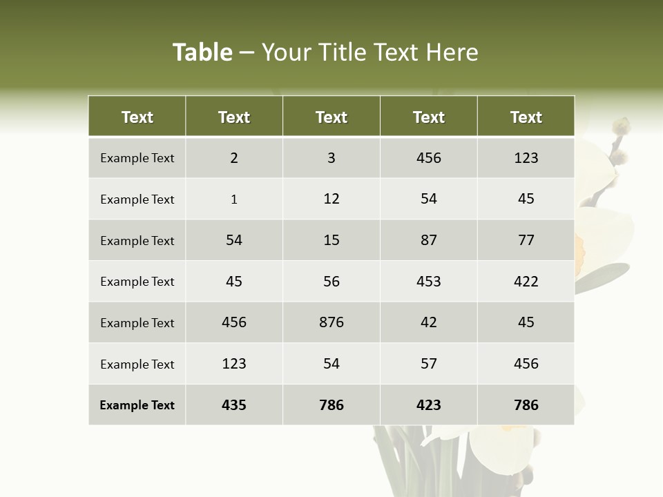 Grass Natural Spring PowerPoint Template