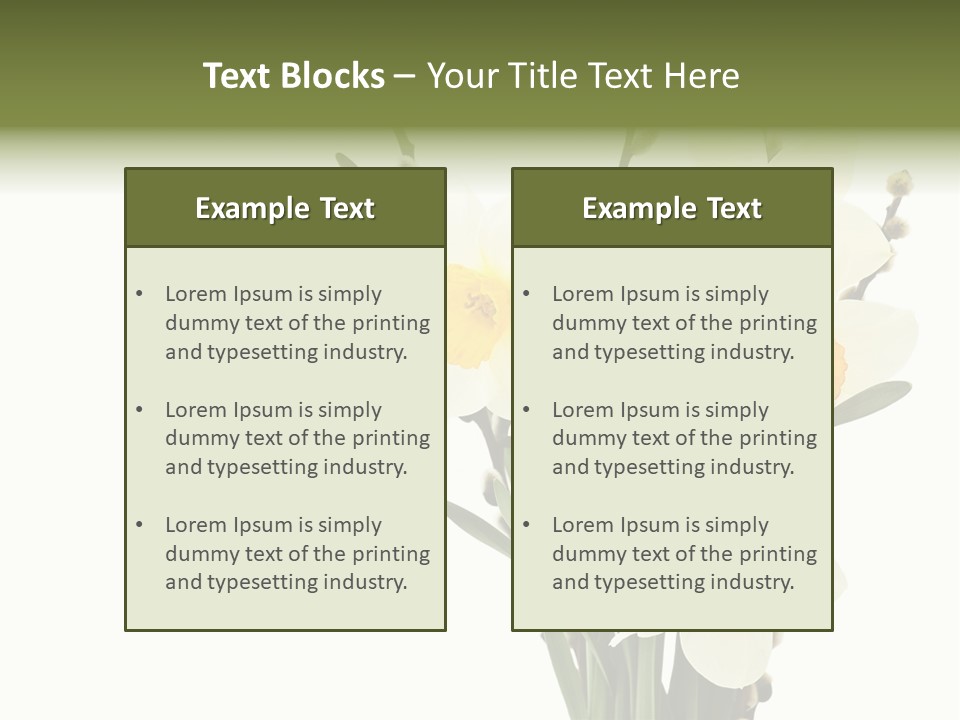 Grass Natural Spring PowerPoint Template