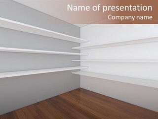 Lighting Simple Shop PowerPoint Template