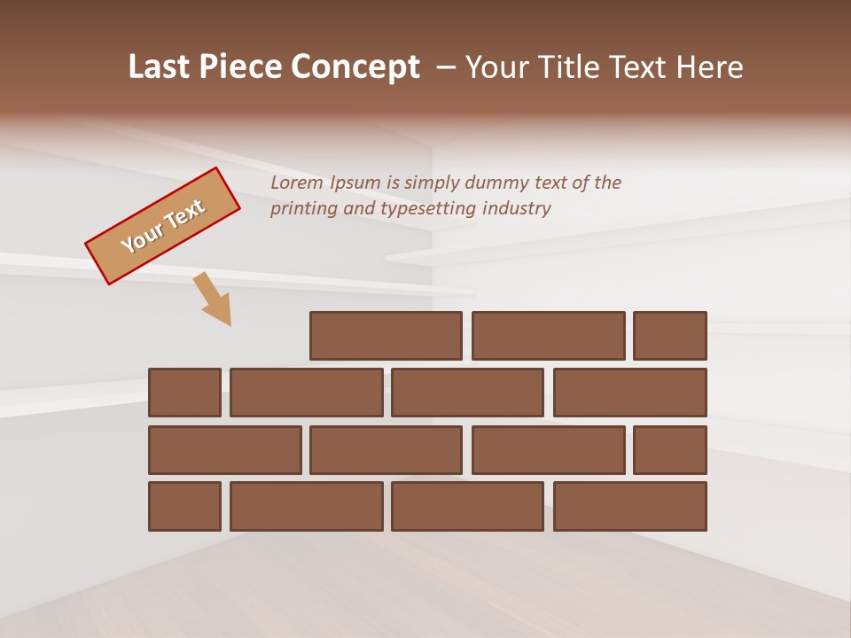 Lighting Simple Shop PowerPoint Template