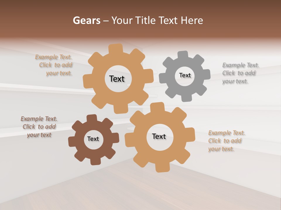 Lighting Simple Shop PowerPoint Template