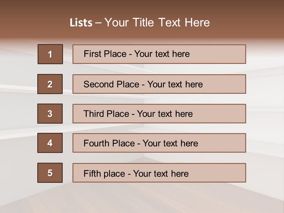 Lighting Simple Shop PowerPoint Template