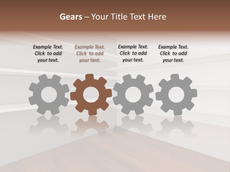 Lighting Simple Shop PowerPoint Template