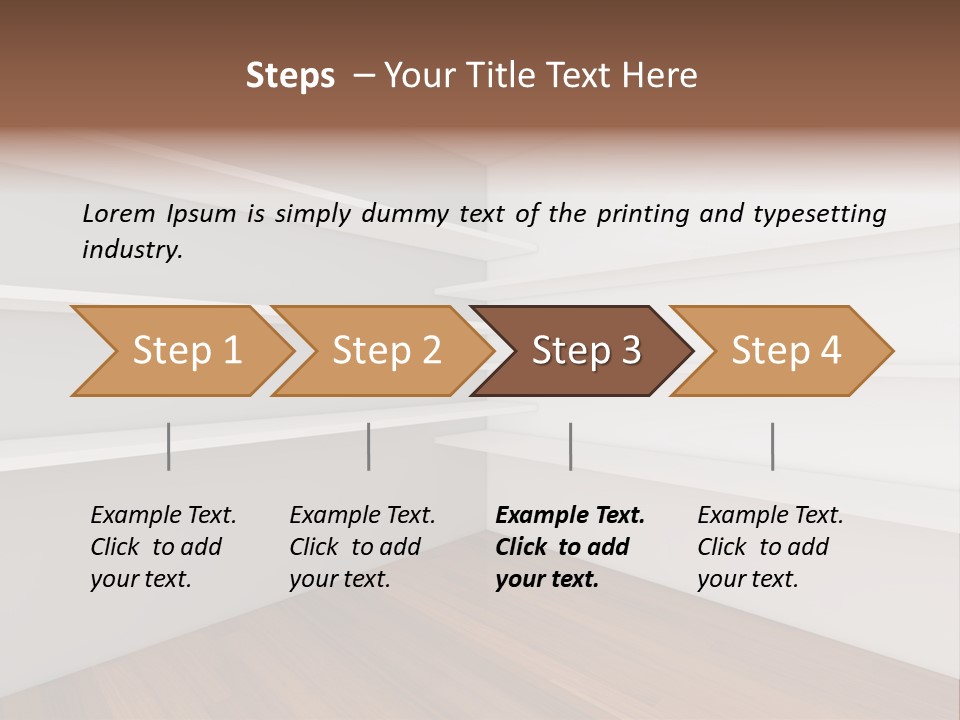 Lighting Simple Shop PowerPoint Template