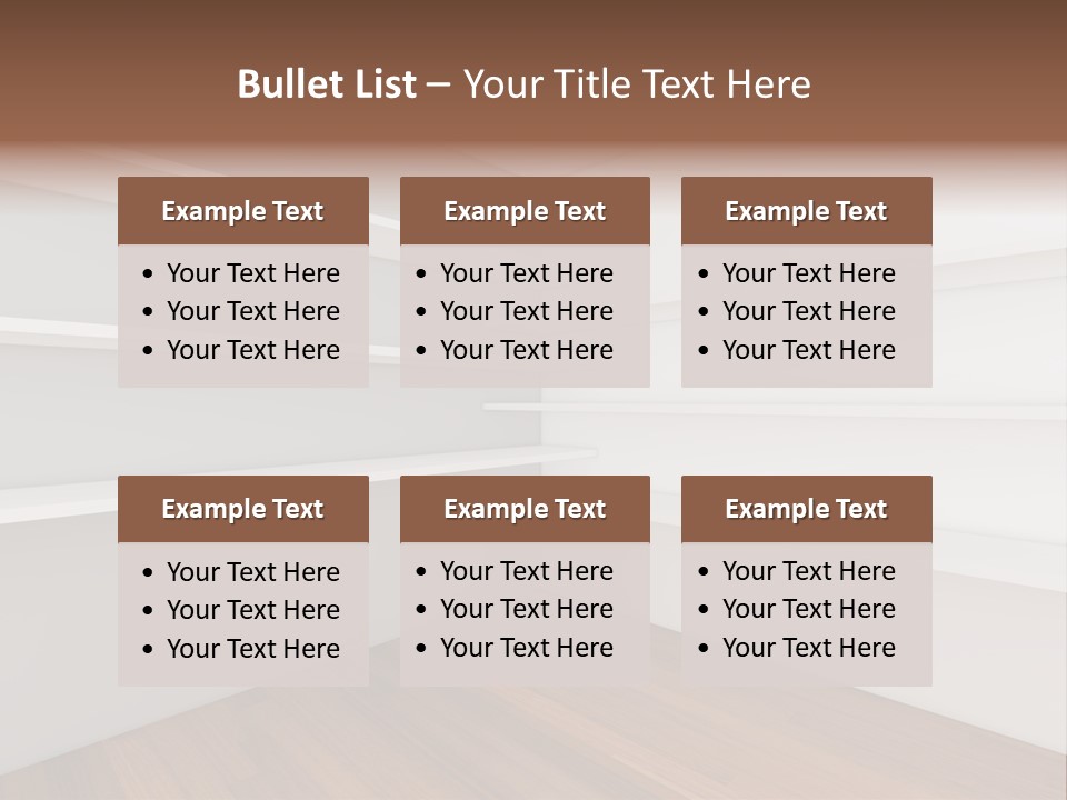 Lighting Simple Shop PowerPoint Template