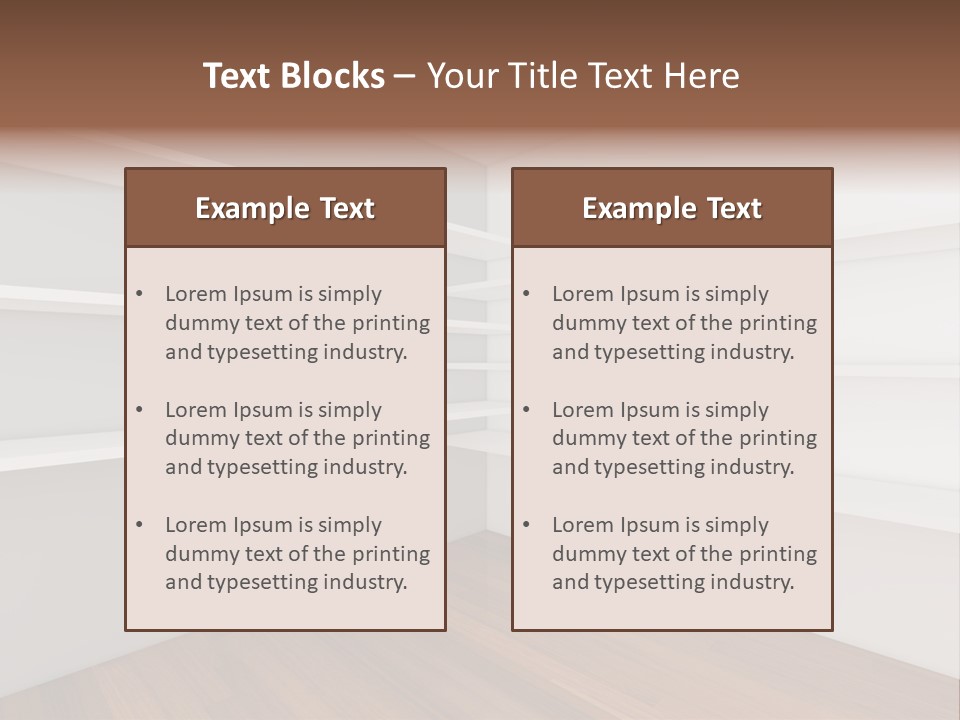 Lighting Simple Shop PowerPoint Template