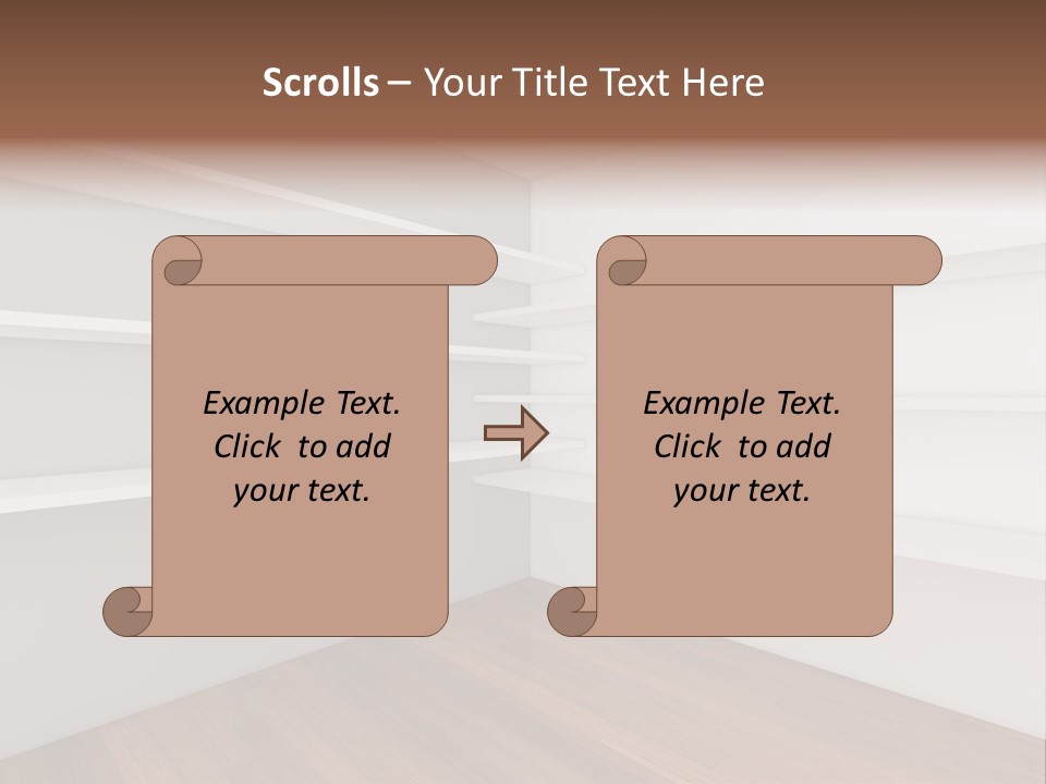 Lighting Simple Shop PowerPoint Template