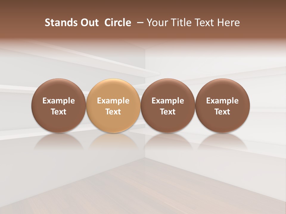 Lighting Simple Shop PowerPoint Template