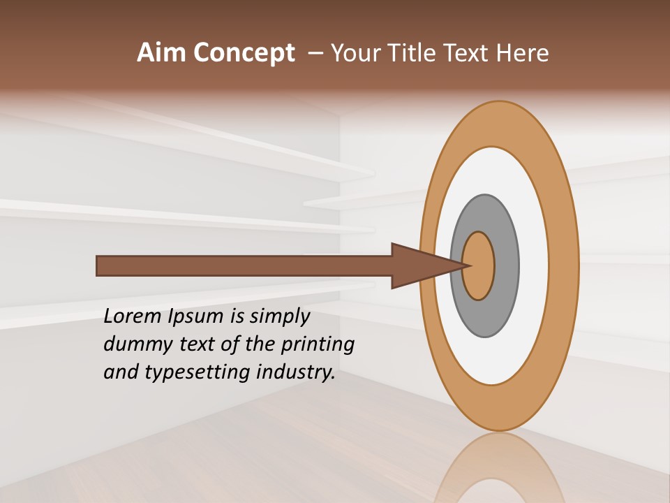 Lighting Simple Shop PowerPoint Template