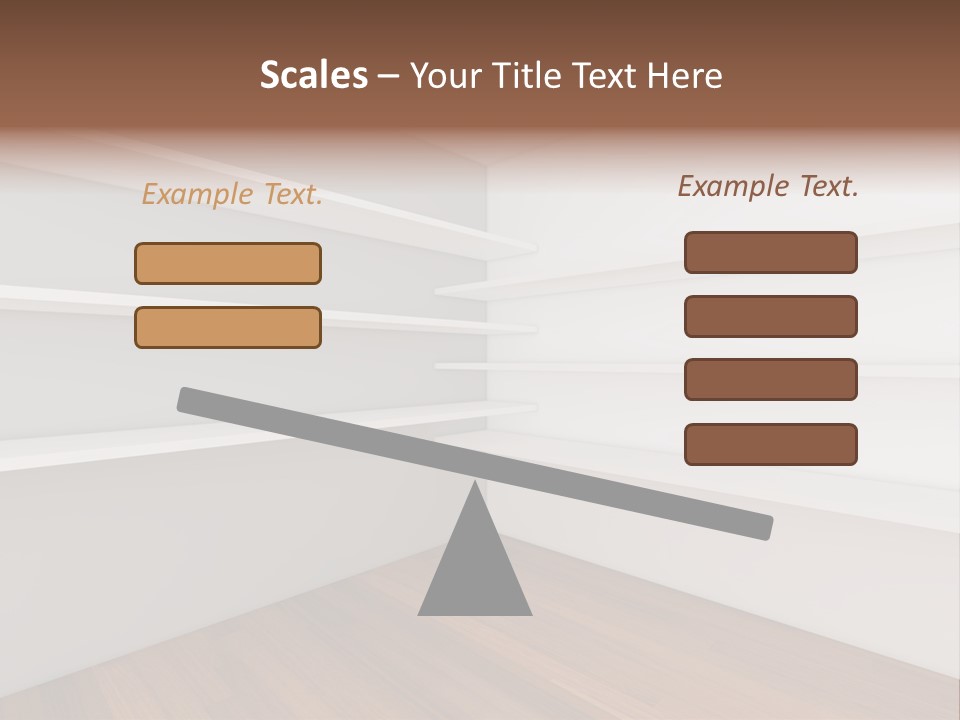 Lighting Simple Shop PowerPoint Template