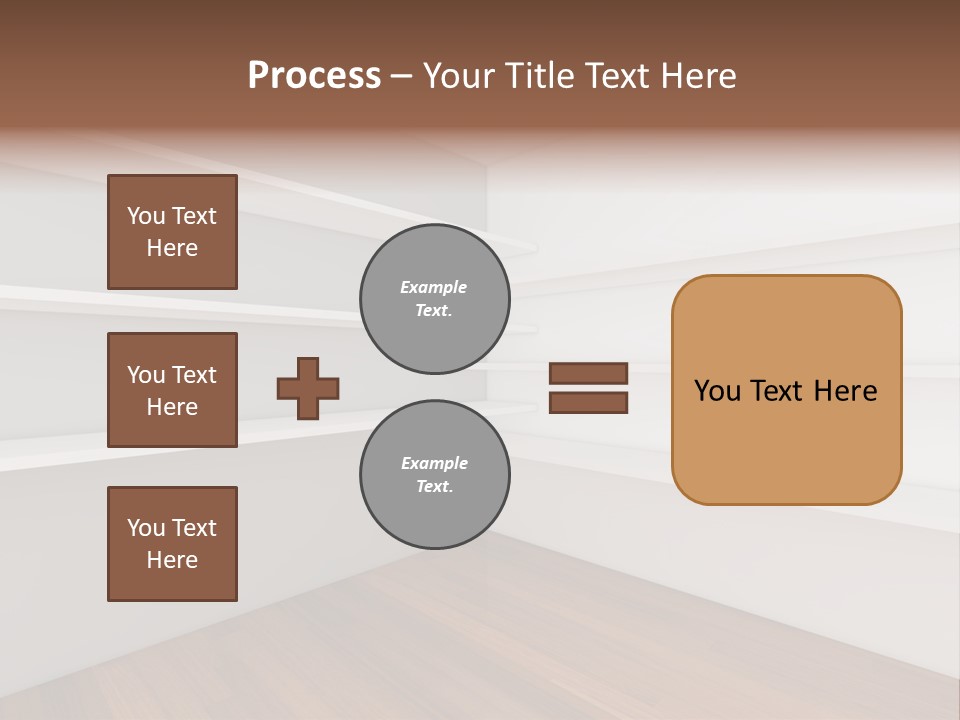 Lighting Simple Shop PowerPoint Template