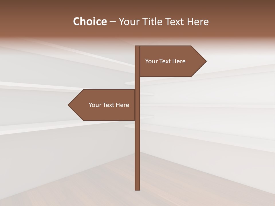 Lighting Simple Shop PowerPoint Template