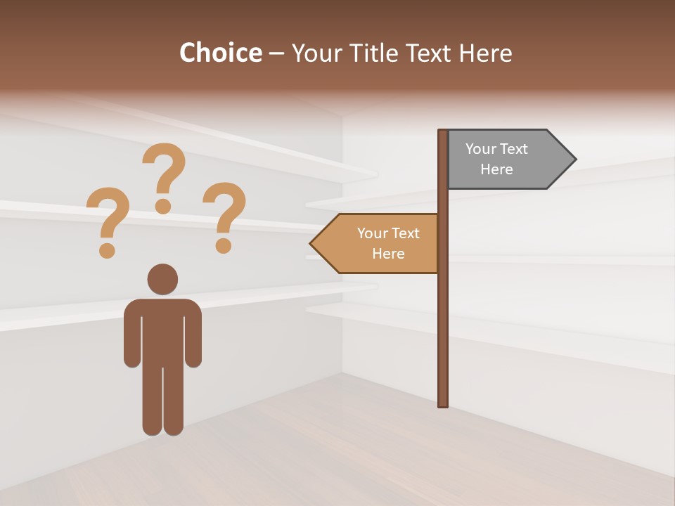 Lighting Simple Shop PowerPoint Template