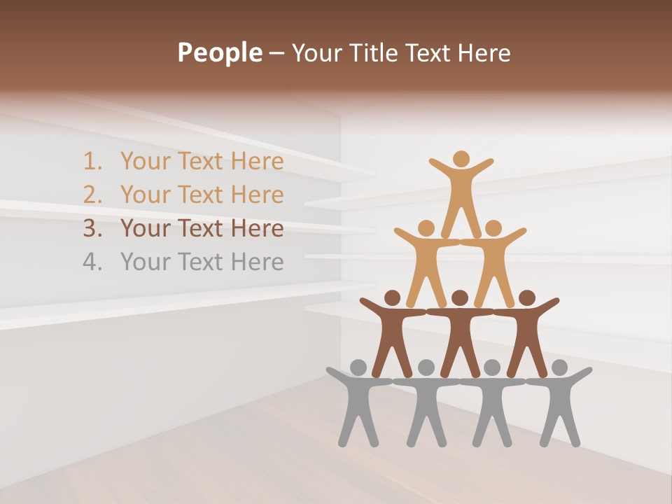 Lighting Simple Shop PowerPoint Template