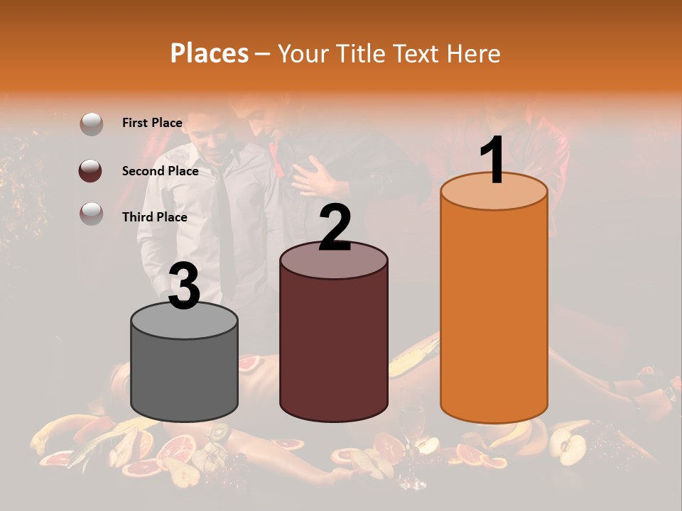 Male Bedeck Friends PowerPoint Template