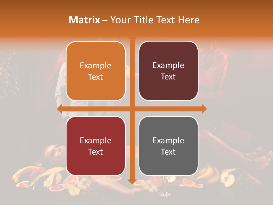 Male Bedeck Friends PowerPoint Template