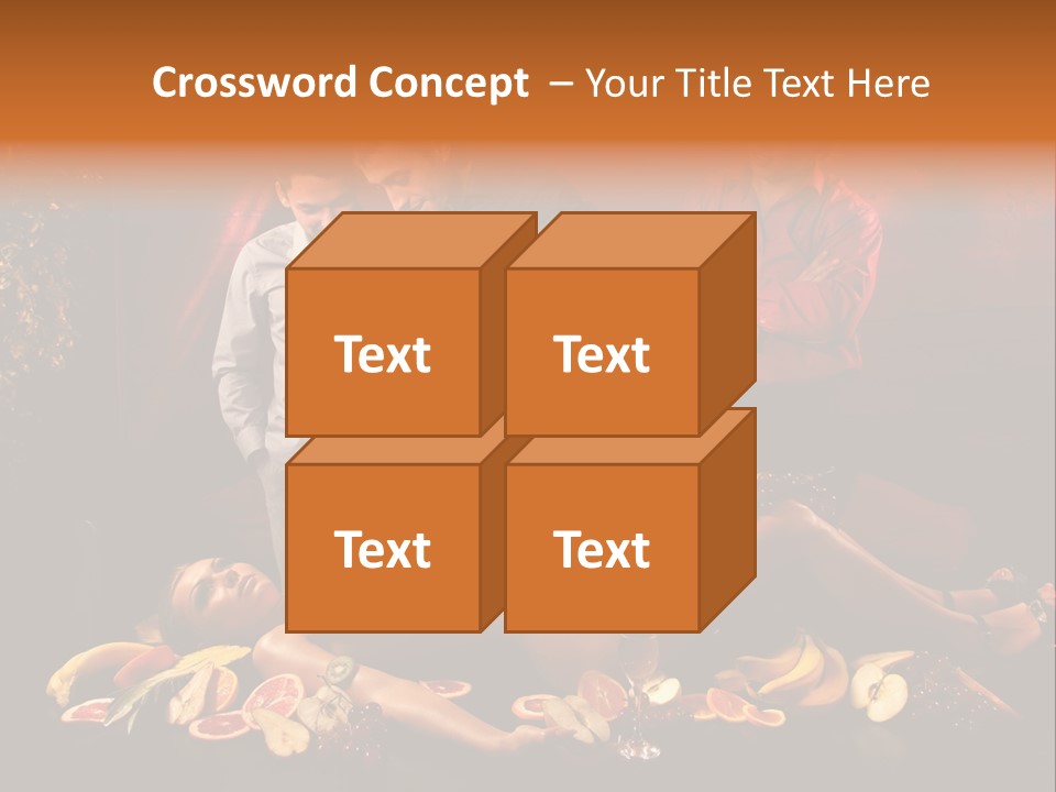 Male Bedeck Friends PowerPoint Template
