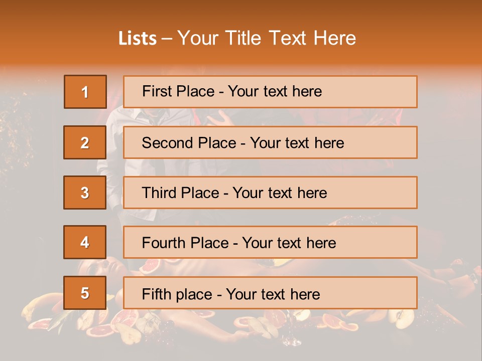 Male Bedeck Friends PowerPoint Template