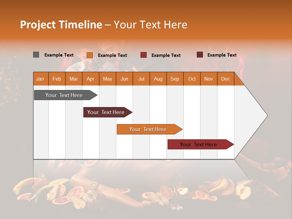 Male Bedeck Friends PowerPoint Template
