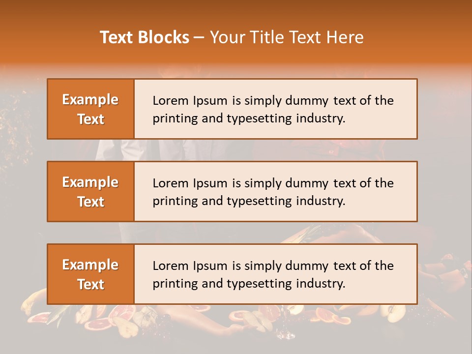Male Bedeck Friends PowerPoint Template