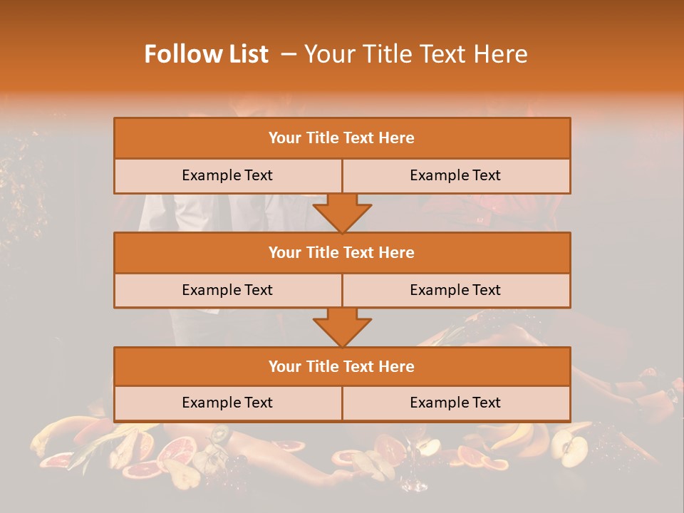 Male Bedeck Friends PowerPoint Template