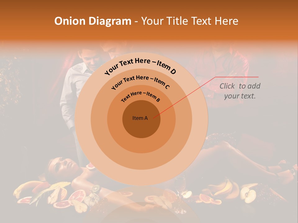 Male Bedeck Friends PowerPoint Template