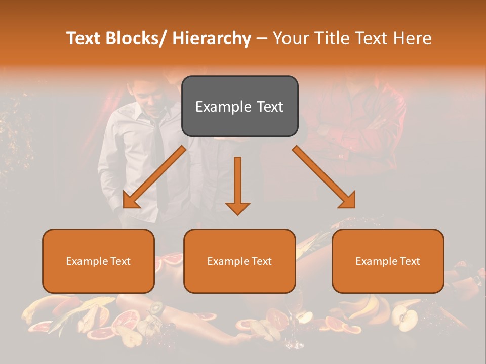 Male Bedeck Friends PowerPoint Template