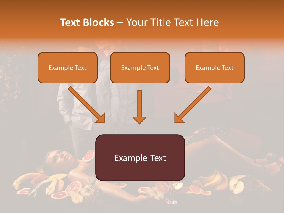 Male Bedeck Friends PowerPoint Template