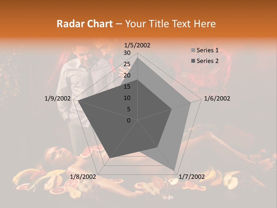 Male Bedeck Friends PowerPoint Template