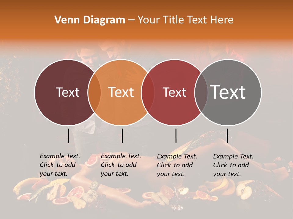 Male Bedeck Friends PowerPoint Template