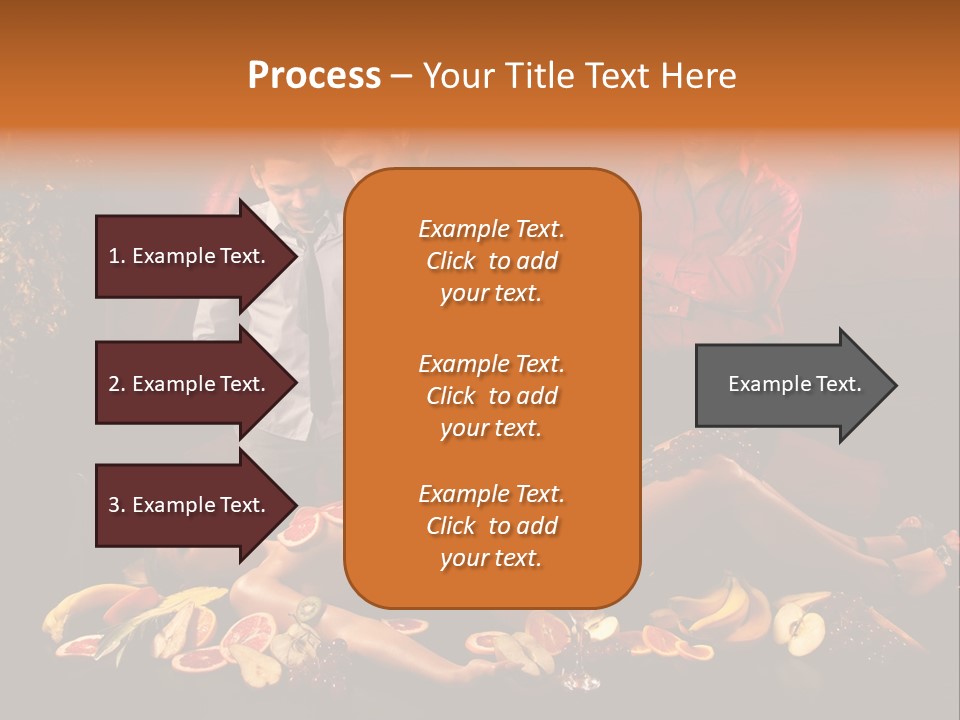 Male Bedeck Friends PowerPoint Template