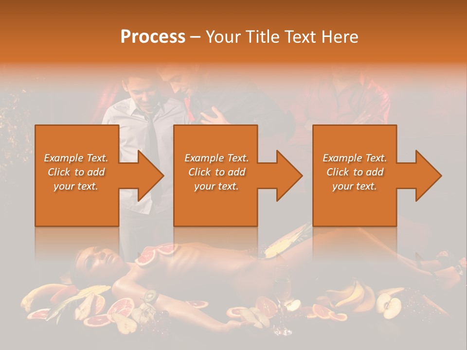 Male Bedeck Friends PowerPoint Template