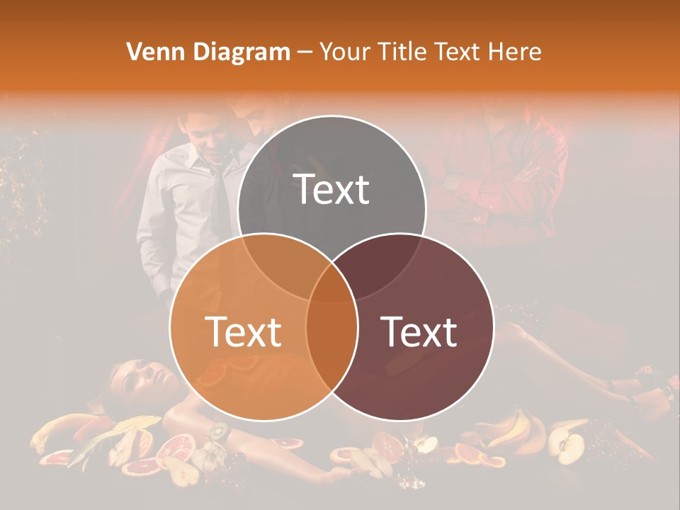 Male Bedeck Friends PowerPoint Template