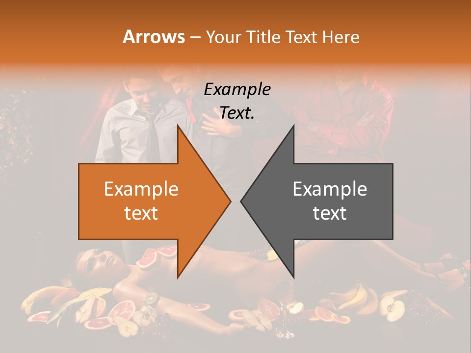 Male Bedeck Friends PowerPoint Template