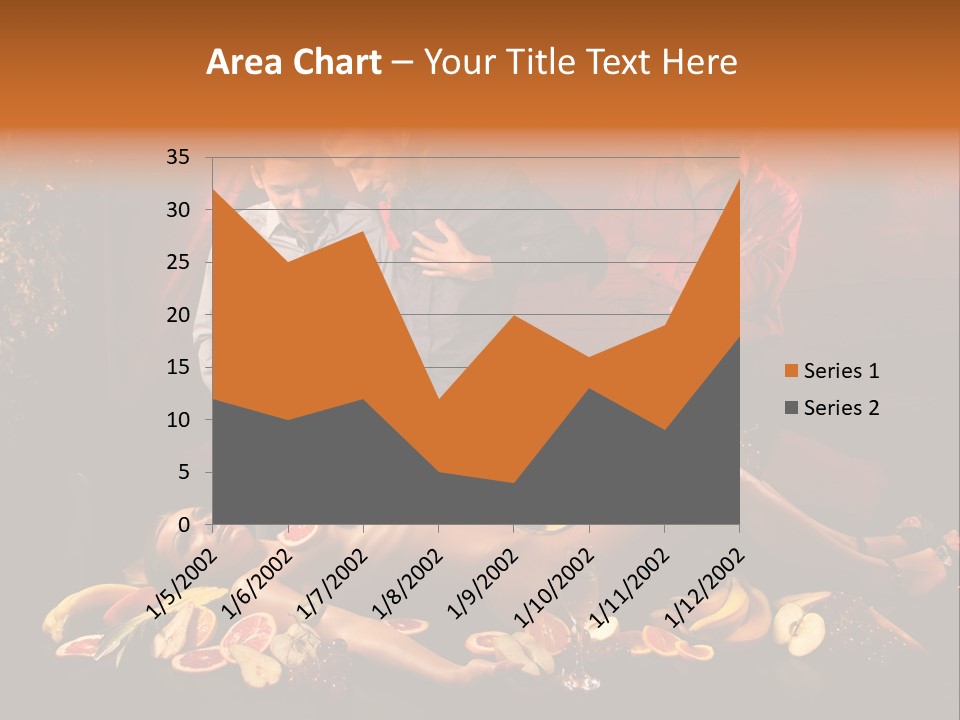 Male Bedeck Friends PowerPoint Template