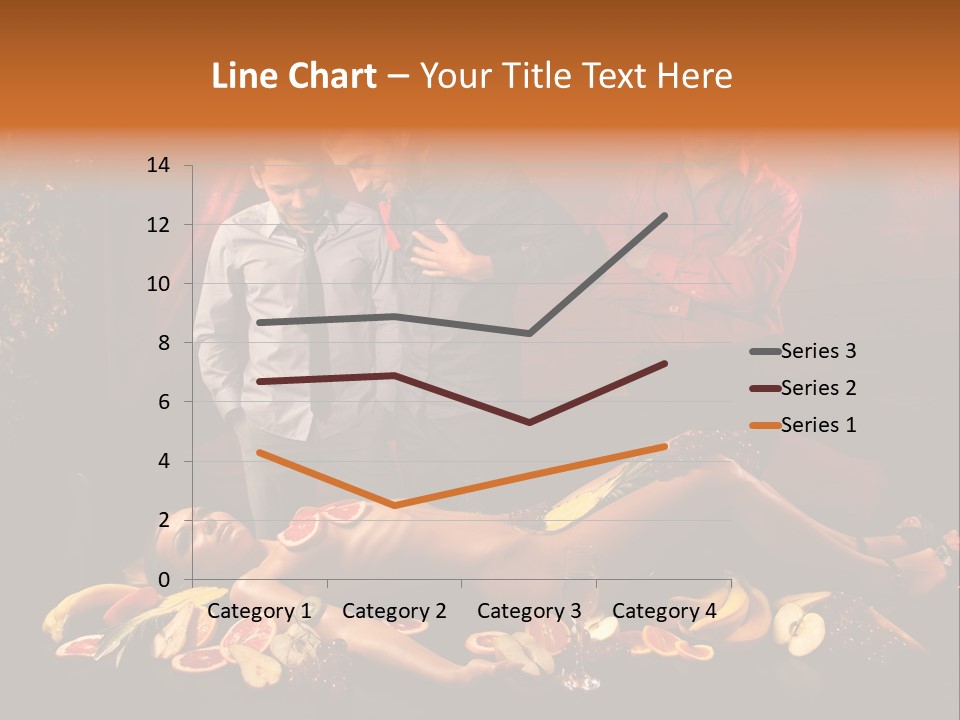 Male Bedeck Friends PowerPoint Template