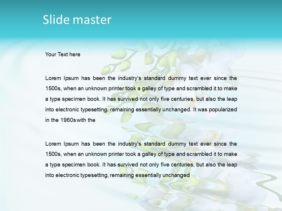 Botany Floral Decorative PowerPoint Template