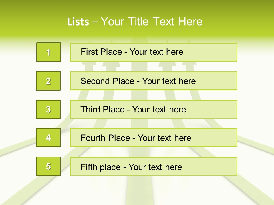 Leader Motion Turn PowerPoint Template