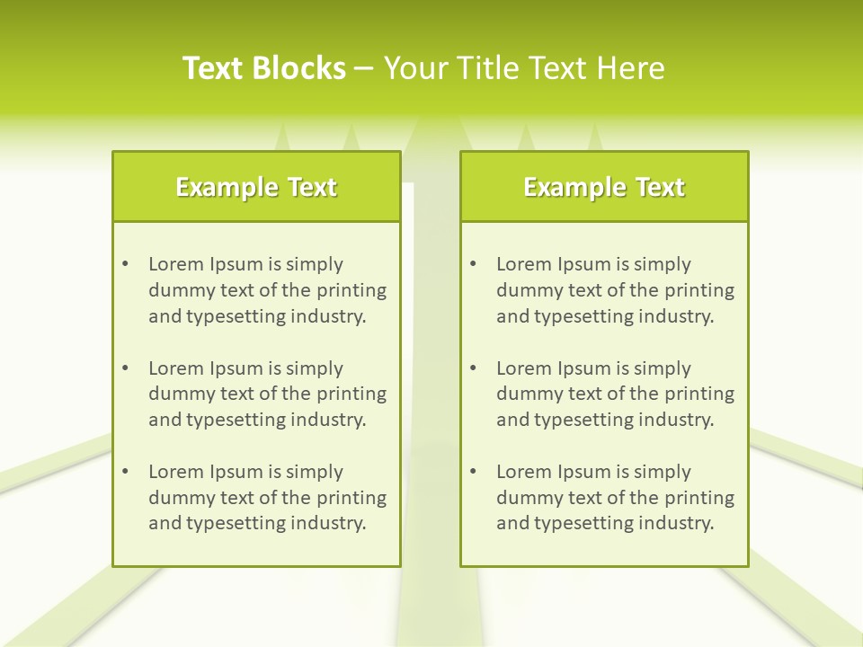 Leader Motion Turn PowerPoint Template