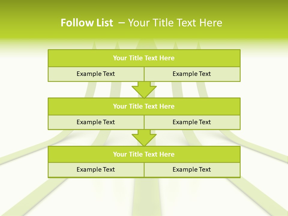 Leader Motion Turn PowerPoint Template