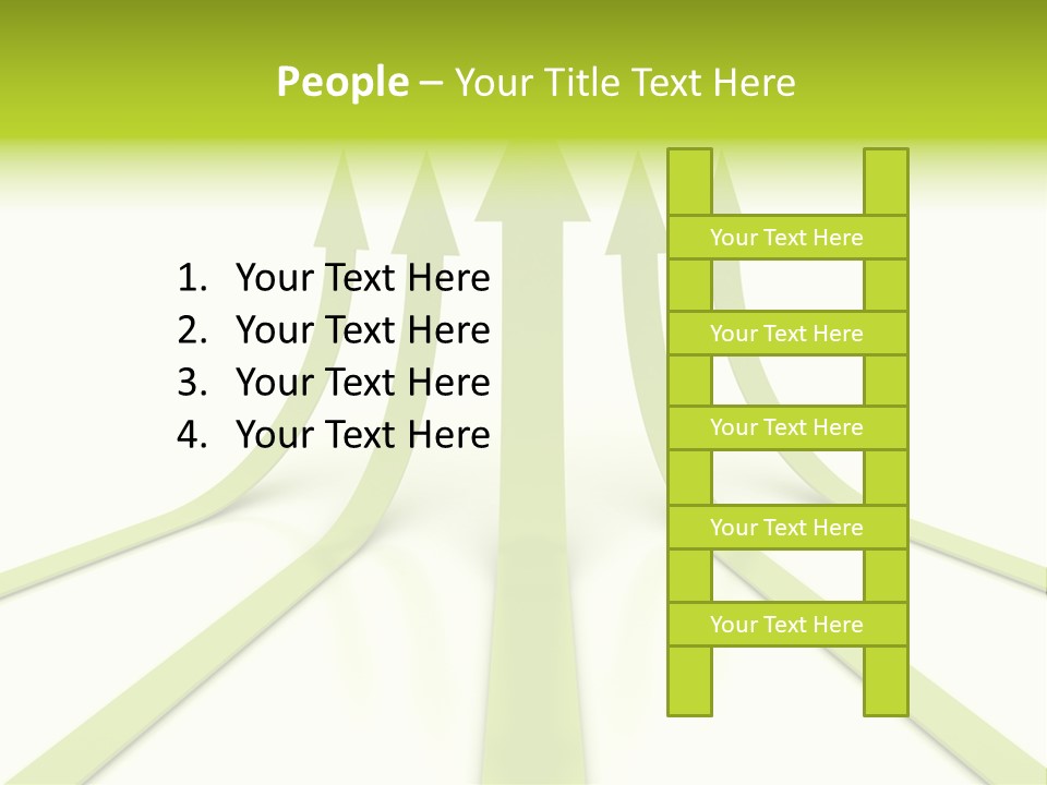 Leader Motion Turn PowerPoint Template