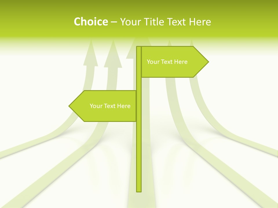 Leader Motion Turn PowerPoint Template