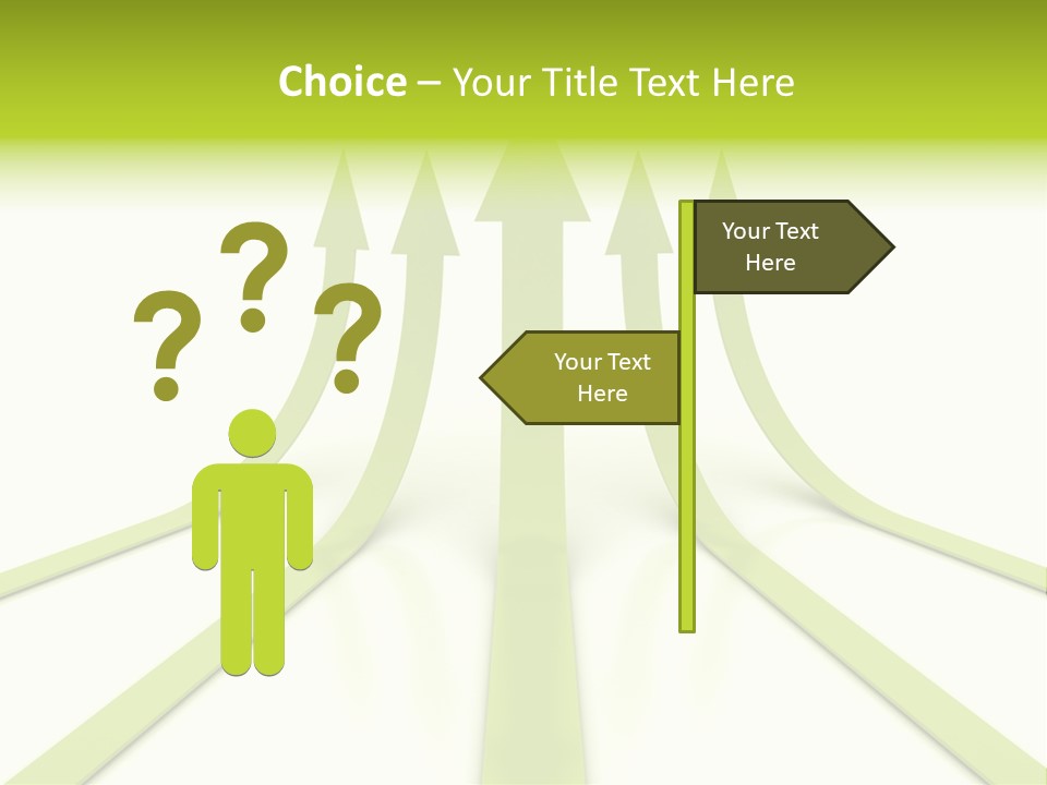 Leader Motion Turn PowerPoint Template