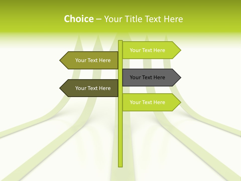 Leader Motion Turn PowerPoint Template