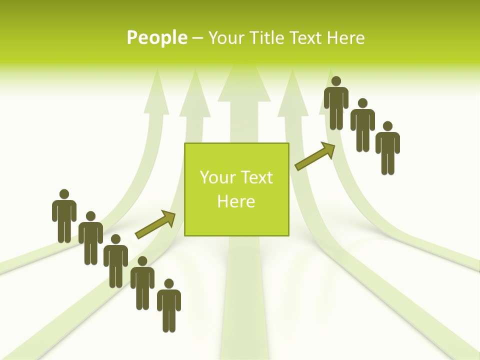 Leader Motion Turn PowerPoint Template